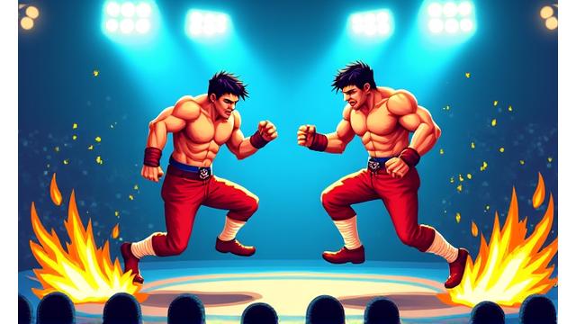 Captura de pantalla del juego 'Lucha Legend'