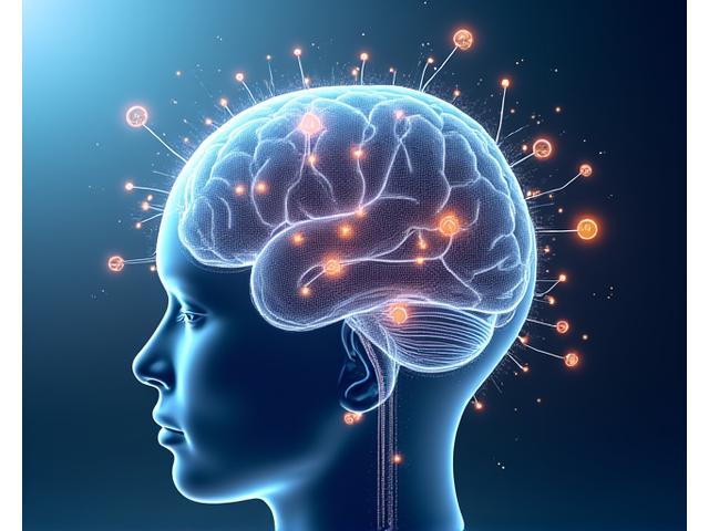 Ilustración de un cerebro con líneas de historia y elementos de juego, simbolizando la fusión de diseño instruccional y storytelling en educación.