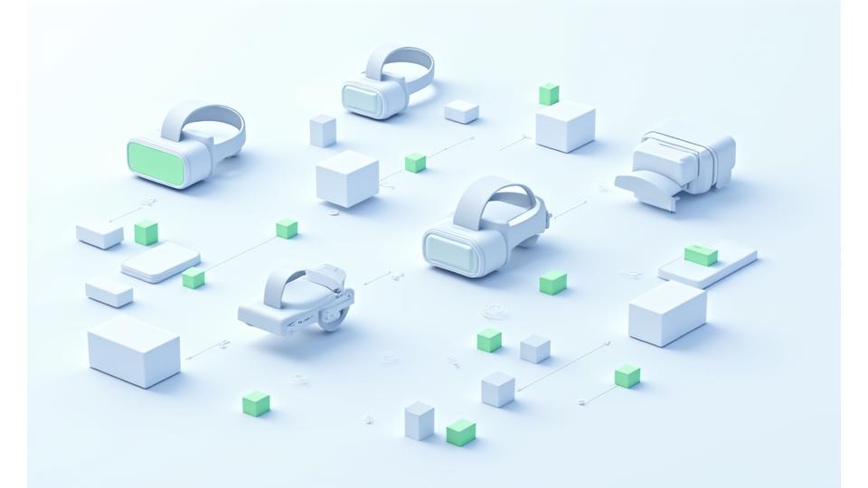 Matriz de compatibilidad de hardware VR y AR destacando varias marcas y dispositivos